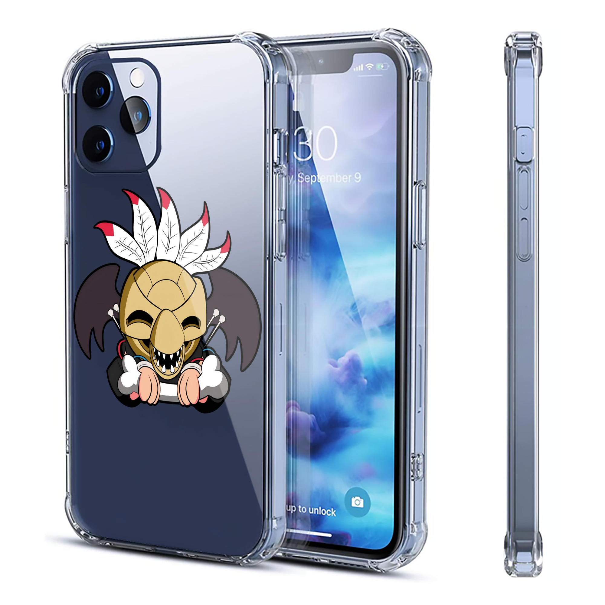 （画像用） ジョジョの奇妙な冒険 JoJo's Bizarre Adventure 【iPhone 12シリーズ対応】透明スマホケース（クリアソフトケース）